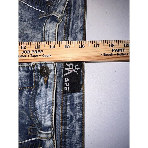Red Ape Denim Jeans Stonewash 46/26 Stretchy, Stylish, Hip Hop - Picture 11 of 11